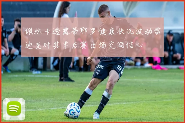 佩林卡透露蒂耶罗健康状况波动雷迪克对其季后赛出场充满信心